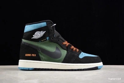 Hyperoad JORDAN OLIVE' GORE-TEX HIGH ELEMENT 'BLACK 1 AIR 0807